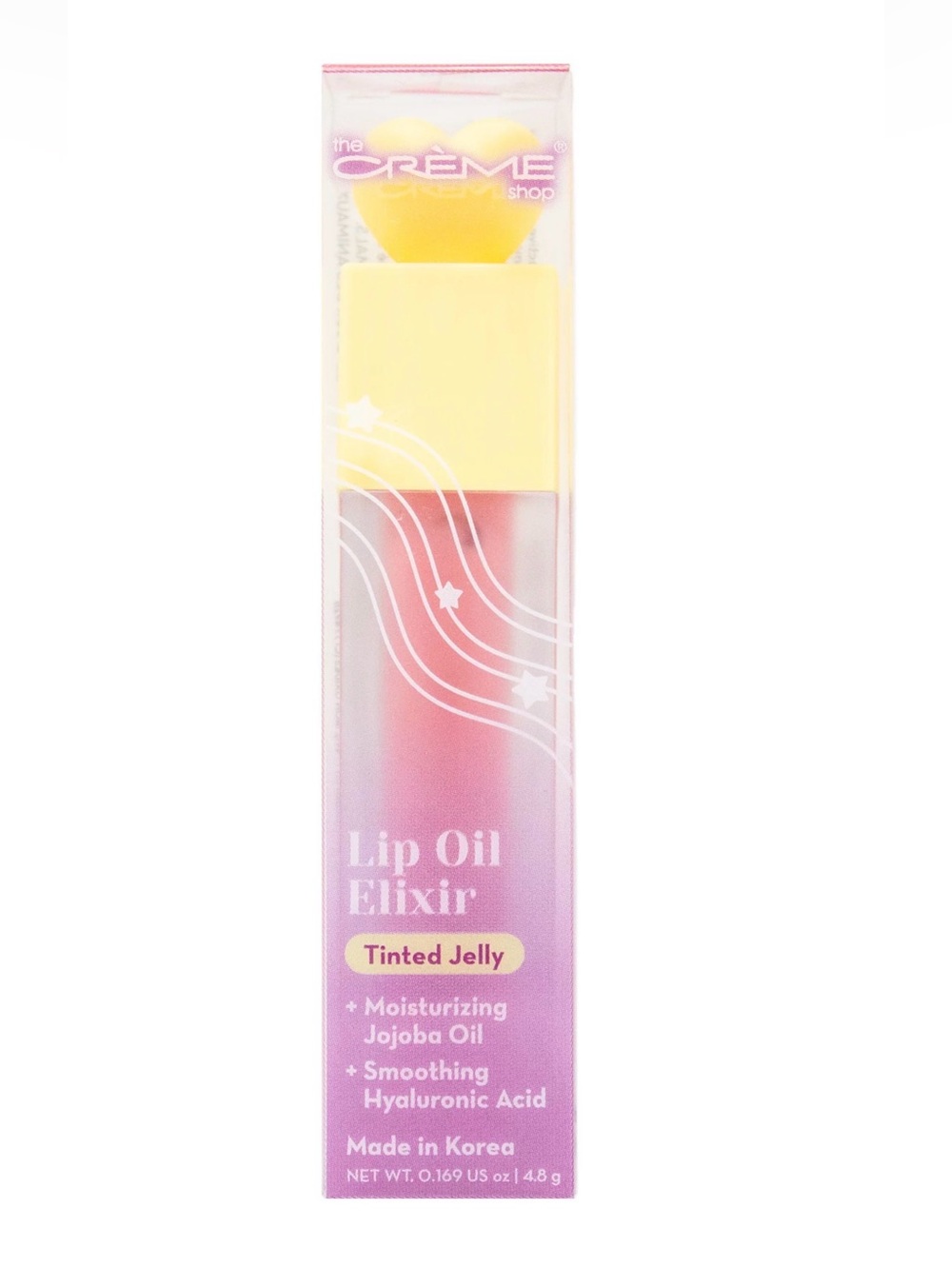 The Crème Shop Lip Oil Elixir with a glossy finish